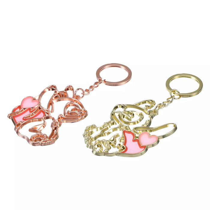 JDS - Key Chain Fes x Stitch & Angel "Heart Line" Keychain Pair