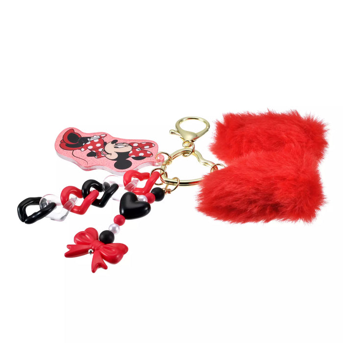 JDS - Key Chain Fes x Minnie Mouse Jingling Fluffy Big Keychain