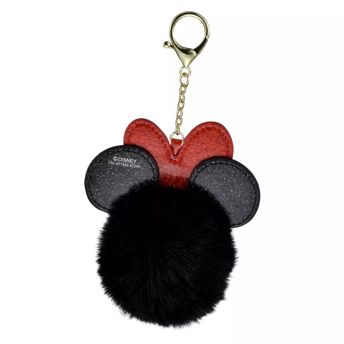 JDS - Minnie Mouse Faux Fur Ball Keychain