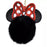 JDS - Minnie Mouse Faux Fur Ball Keychain