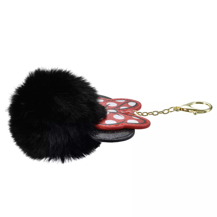 JDS - Minnie Mouse Faux Fur Ball Keychain