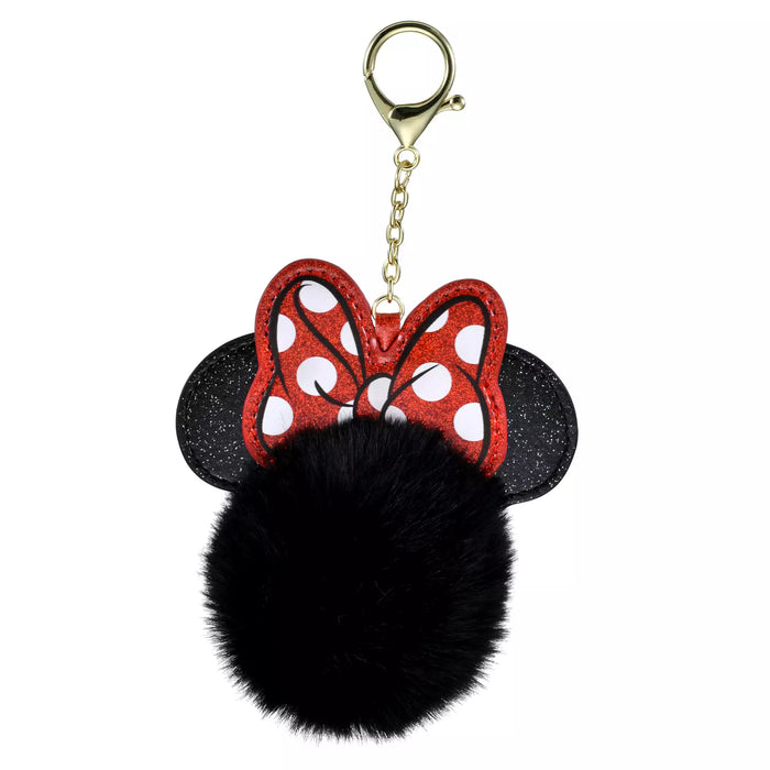 JDS - Minnie Mouse Faux Fur Ball Keychain