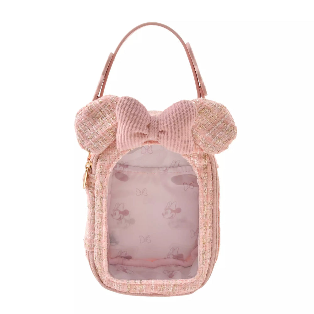 JDS - Minnie Mouse Tweed & Heart-Pounding Pouch with Clear Window