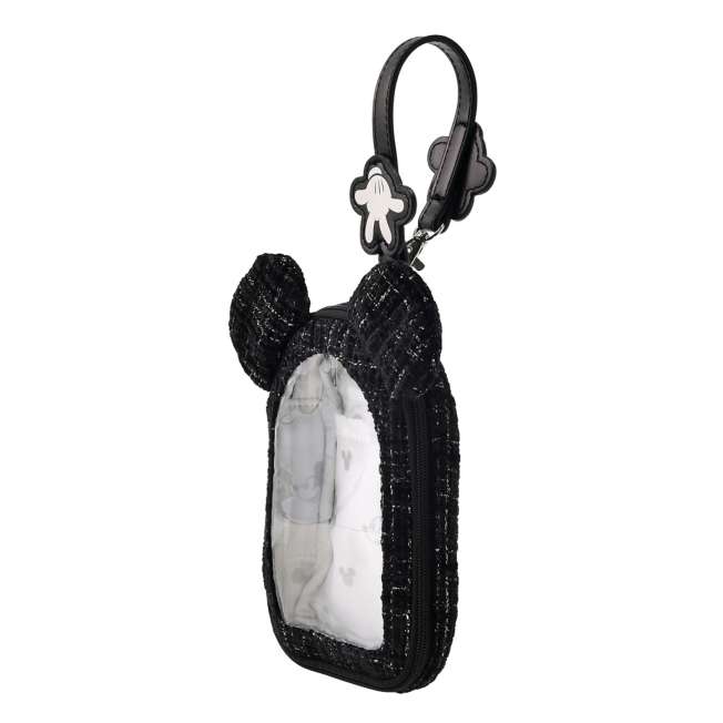 JDS - Mickey Mouse Tweed Pouch with Clear Window