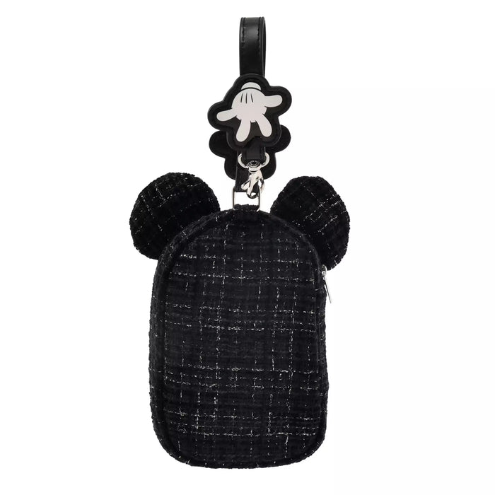 JDS - Mickey Mouse Tweed Pouch with Clear Window