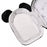 JDS - Mickey Mouse Tweed Pouch with Clear Window