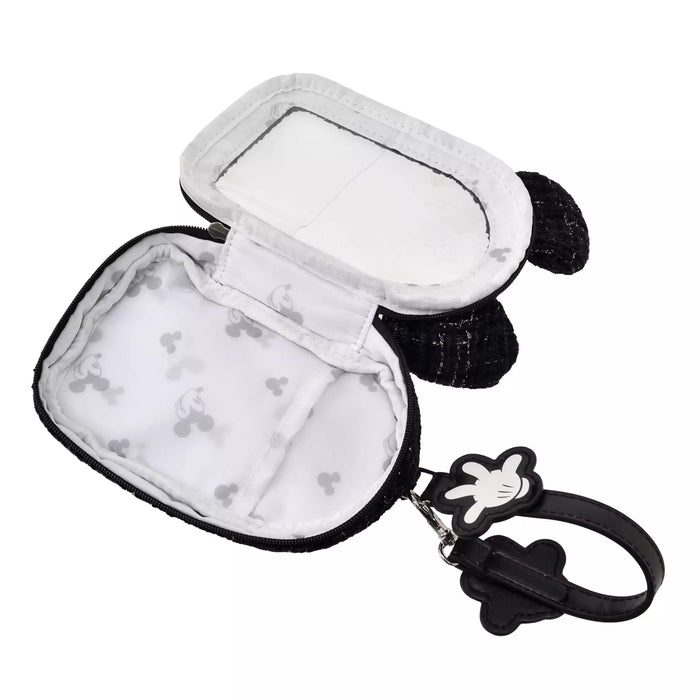 JDS - Mickey Mouse Tweed Pouch with Clear Window