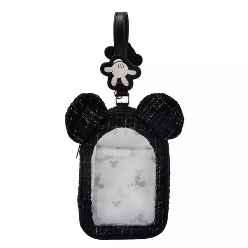 JDS - Mickey Mouse Tweed Pouch with Clear Window