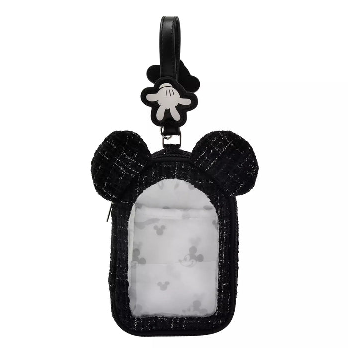 JDS - Mickey Mouse Tweed Pouch with Clear Window