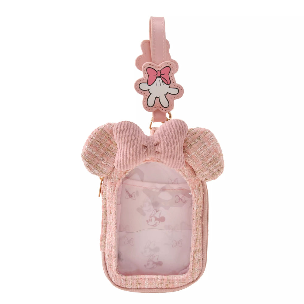 JDS - Minnie Mouse Tweed Pouch with Clear Window