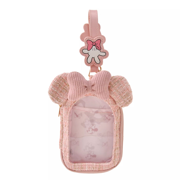 JDS - Minnie Mouse Tweed Pouch with Clear Window