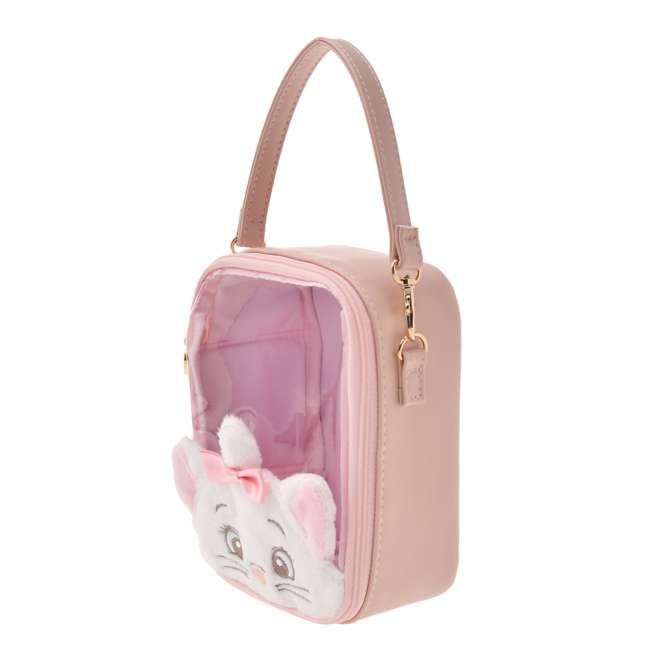 JDS - Marie The Aristocats Fluffy and Heart-Pounding Pouch with StrapClear Window