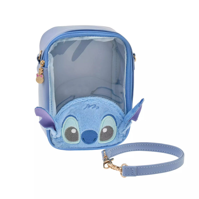 JDS - Stitch Fluffy and Heart-Pounding Pouch with StrapClear Window