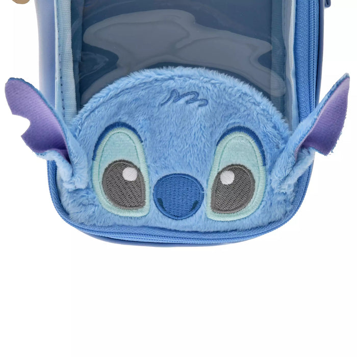 JDS - Stitch Fluffy and Heart-Pounding Pouch with StrapClear Window