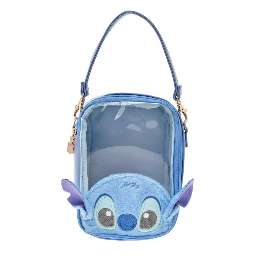 JDS - Stitch Fluffy and Heart-Pounding Pouch with StrapClear Window