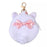 JDS - Marie The Aristocats Pouch Keychain with Button Badge, Clear Window, Fluffy and Heart-Pounding