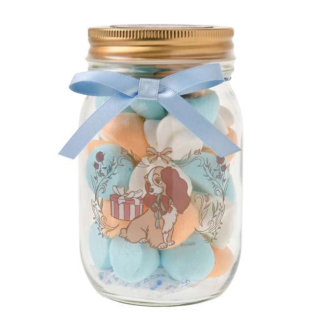JDS - Ever Green Lady Meringue Cookies in a Jar with Ribbon