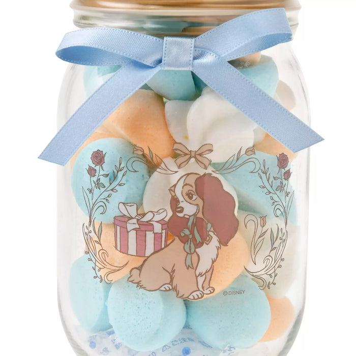 JDS - Ever Green Lady Meringue Cookies in a Jar with Ribbon
