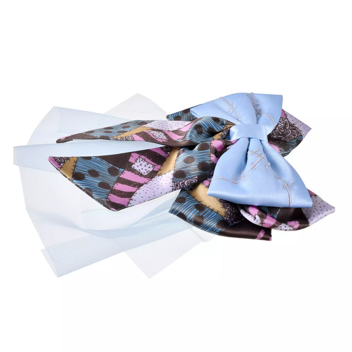 JDS -  2025 Tim Burton's The Nightmare Before Christmas x Sally Triple Ribbon Hair Clip Badge (Release Date: Sept 16, 2025)