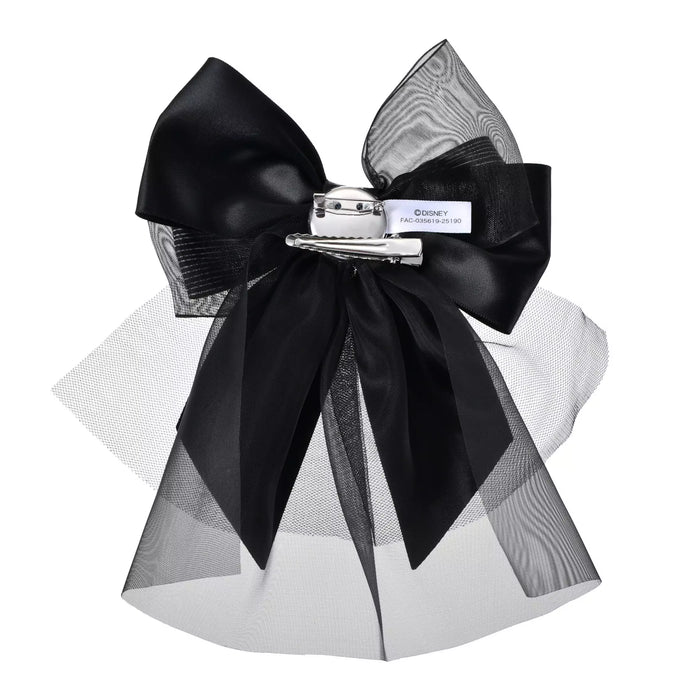 JDS -  2025 Tim Burton's The Nightmare Before Christmas x Jack Skellington Triple Ribbon Hair Clip Badge (Release Date: Sept 16, 2025)