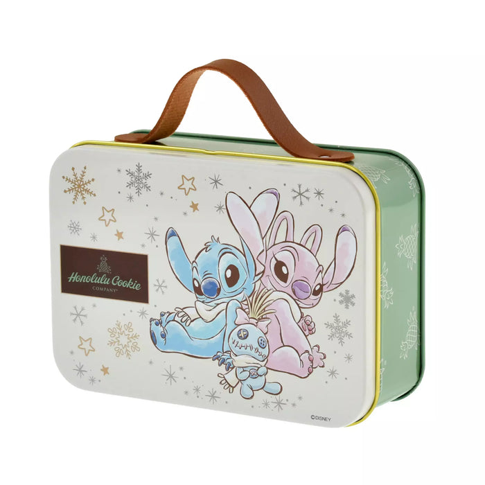 JDS - Honolulu Cookie Company Stitch, Angel, and Scrump Cookies in a Trunk Tin (Snowflake) (Release Date: Dec 2, 2025)
