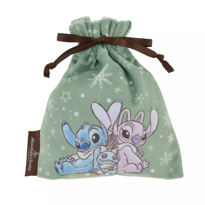 JDS - Honolulu Cookie Company - Stitch, Angel, and Scrump Cookies in a Drawstring Bag (Snowflake) (Release Date: Dec 2, 2025
