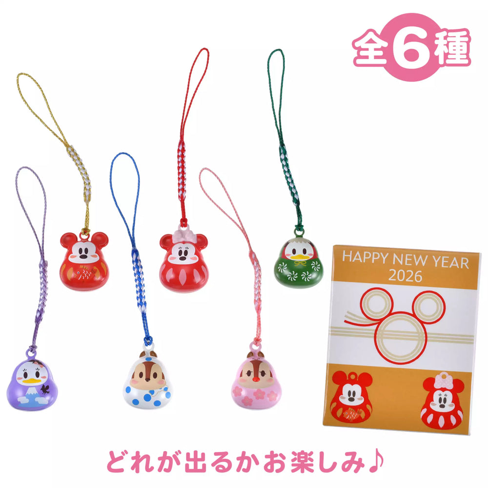 JDS - NEW YEAR Daruma 2026 Collection x Mickey & Friends Suikin Bell Secret Strap  (Release Date: Dec 2, 2025)