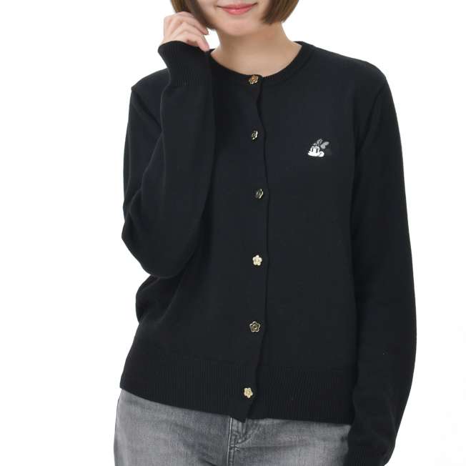 JDS - [MARY QUANT] Minnie Collection x Minnie Mouse Long Sleeve Knit Cardigan for Adults (Release Date: Oct 7, 2025)