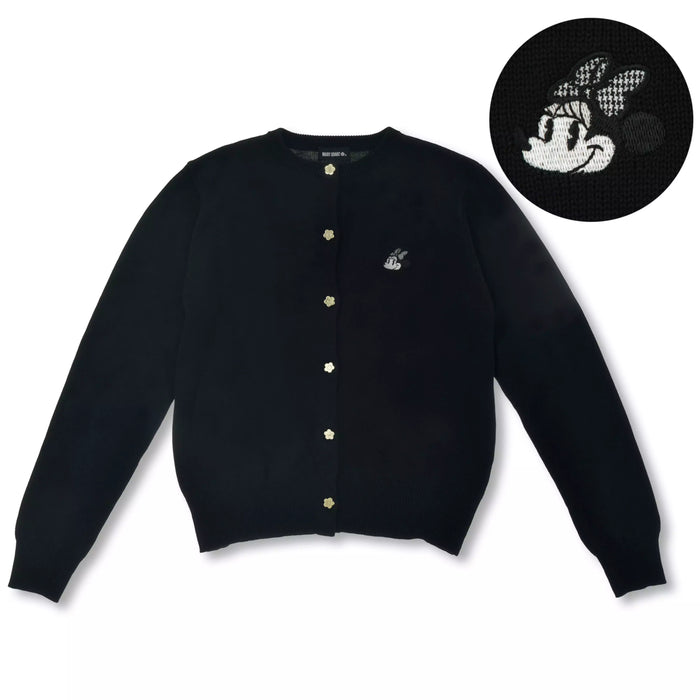 JDS - [MARY QUANT] Minnie Collection x Minnie Mouse Long Sleeve Knit Cardigan for Adults (Release Date: Oct 7, 2025)
