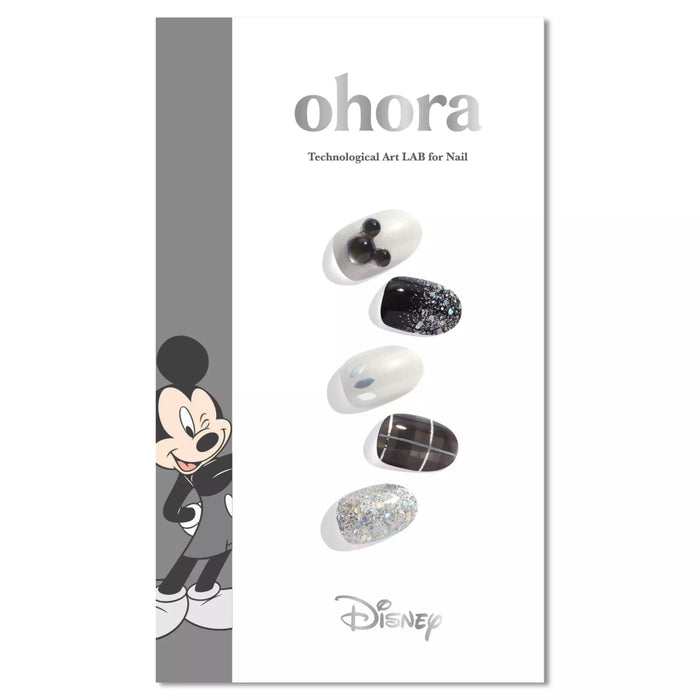 JDS -[ohora] Mickey Nail Stickers, Semi-Cured Gel Nails, NP-049-JC (Release Date: Nov 4, 2025)