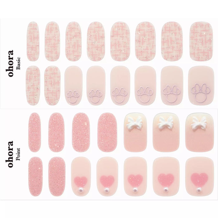 JDS -[ohora] Minnie Nail Stickers, Semi-Cure Gel Nails, NP-047-JC (Release Date: Nov 4, 2025)