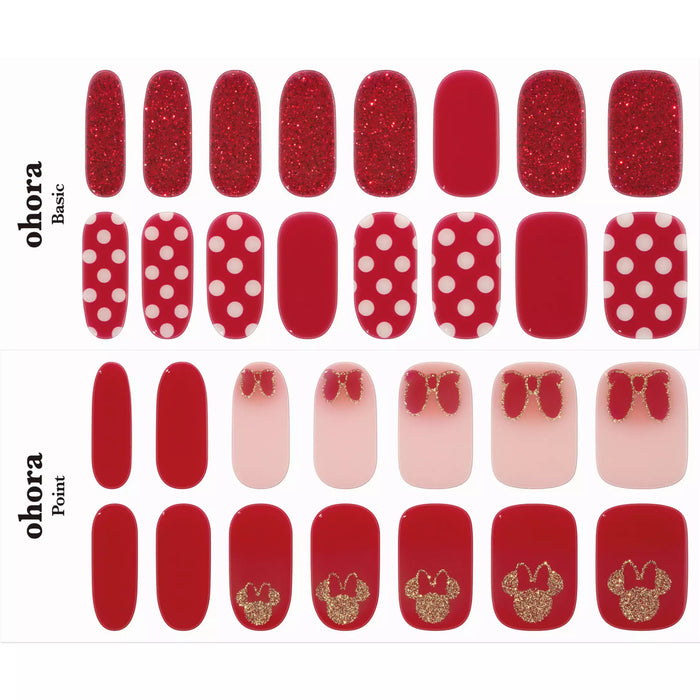 JDS -[[ohora] Minnie Nail Stickers, Semi-Cure Gel Nails, ND-029-JC (Release Date: Nov 4, 2025)