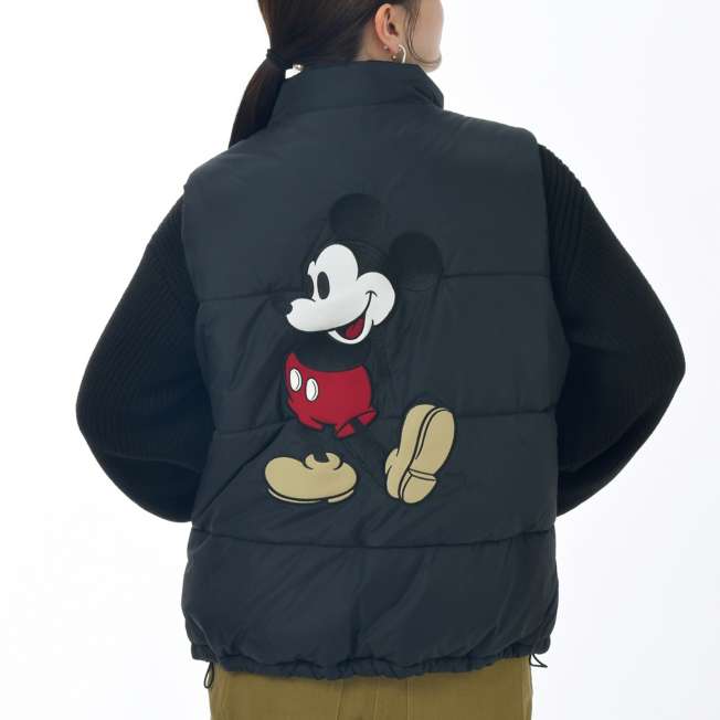 JDS - Magical Label x Mickey Mouse "Padded, Standing Pose" Vest for Adults Color: Black (Release Date: Oct 31, 2025)