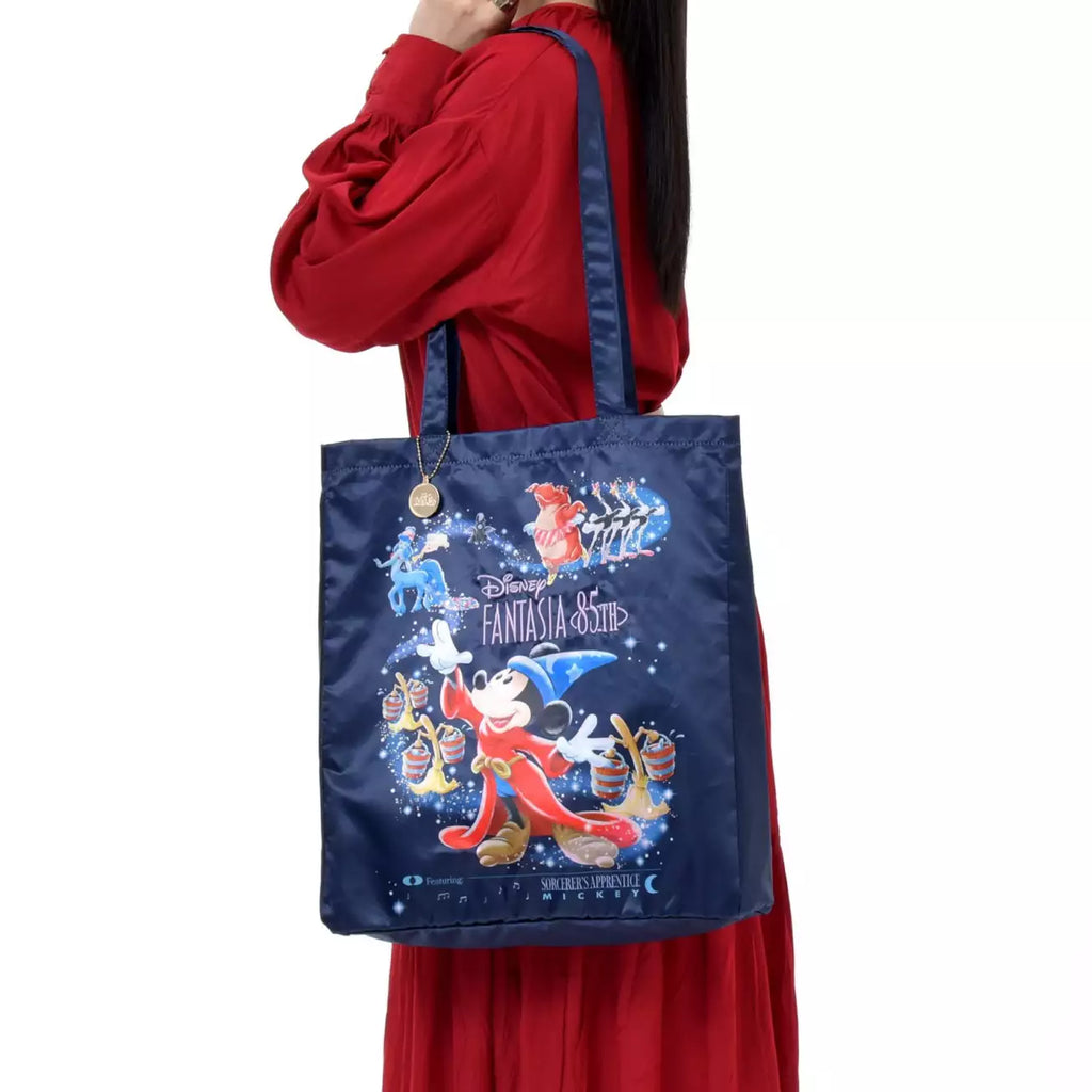 USディズニーストア　ファンタジア　ミッキー キャンバストート ラージサイズ JDS - Magic Disney FANTASIA 85TH - Tote bag with Charm (Release
