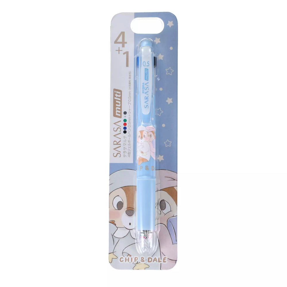 JDS - Chip & Dale Pajama Costume Sarasa Multi 0.5 Gel Ballpoint Pen/Mechanical Pencil