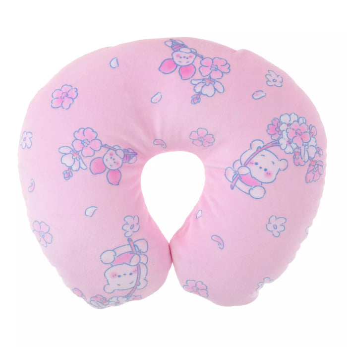 JDS - 2026 Sakura Collection x Winnie the Pooh & Piglet 2-Way Neck Pillow (Release Date: Jan 13, 2026)