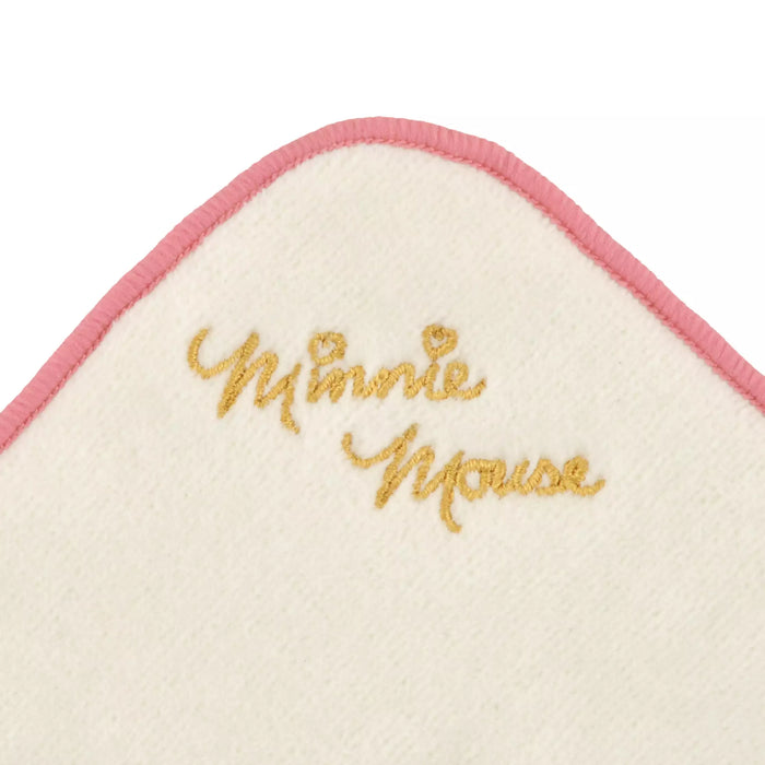 JDS - Minnie Mouse Face Line Embroidery  Mini Towel