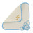 JDS - Donald Duck Face Line Embroidery  Mini Towel
