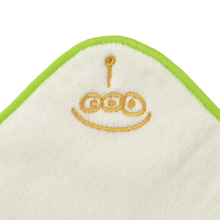 JDS - Little Green Men/Alien Face Line Embroidery  Mini Towel