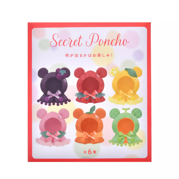 JDS - 2026 GLOSSY Fruits Collection x Unibearsity Plush Keychain Secret Mickey Costume Poncho (Release Date: Jan 26, 2026)
