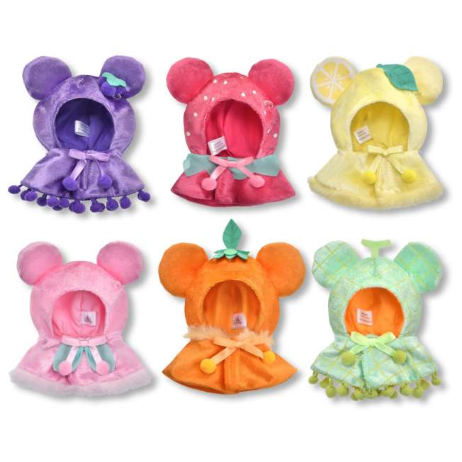 JDS - 2026 GLOSSY Fruits Collection x Unibearsity Plush Keychain Secret Mickey Costume Poncho (Release Date: Jan 26, 2026)