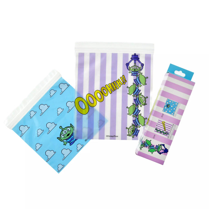 JDS - Little Green Men/Alien Pattern Zipper Bag