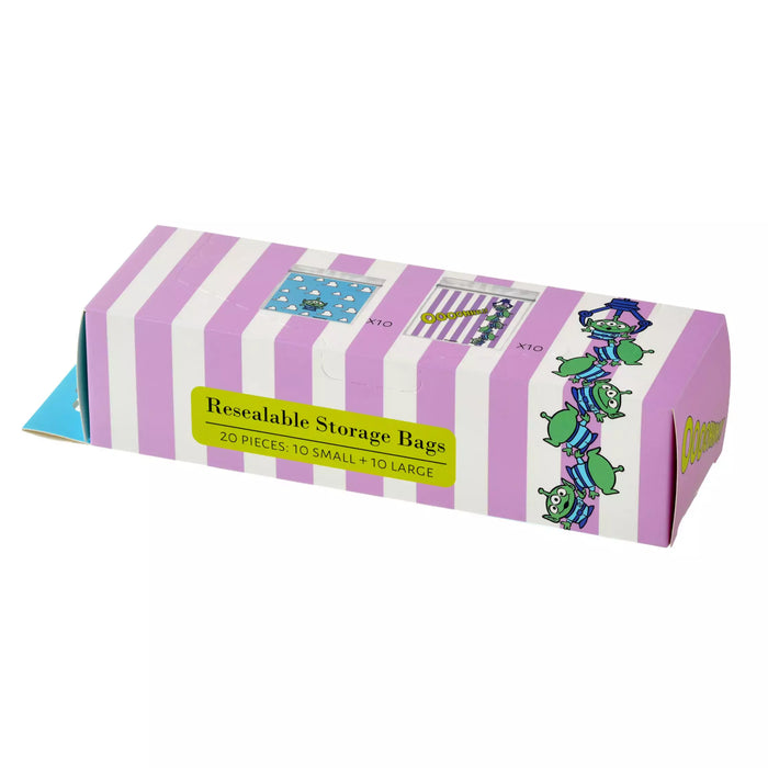 JDS - Little Green Men/Alien Pattern Zipper Bag