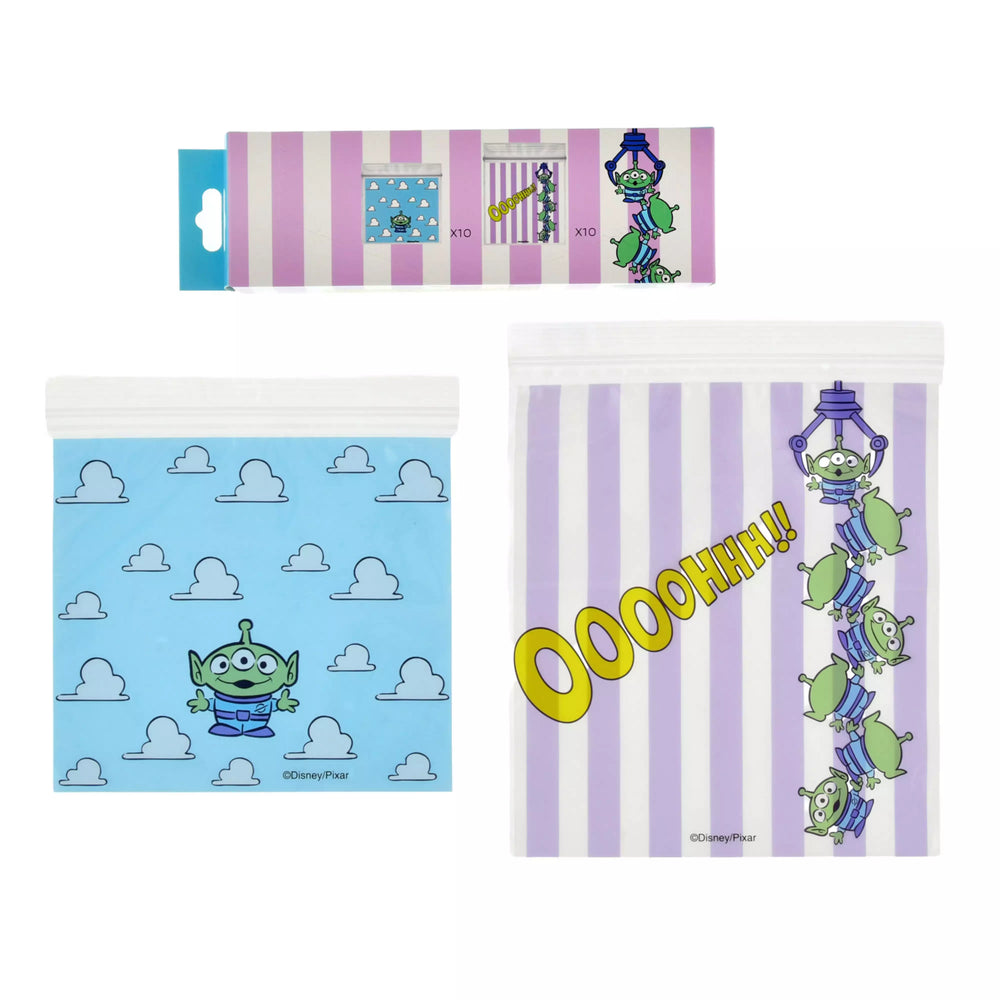 JDS - Little Green Men/Alien Pattern Zipper Bag