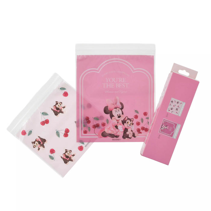 JDS - Minnie & Figaro Cherry Watercolor Zipper Bag