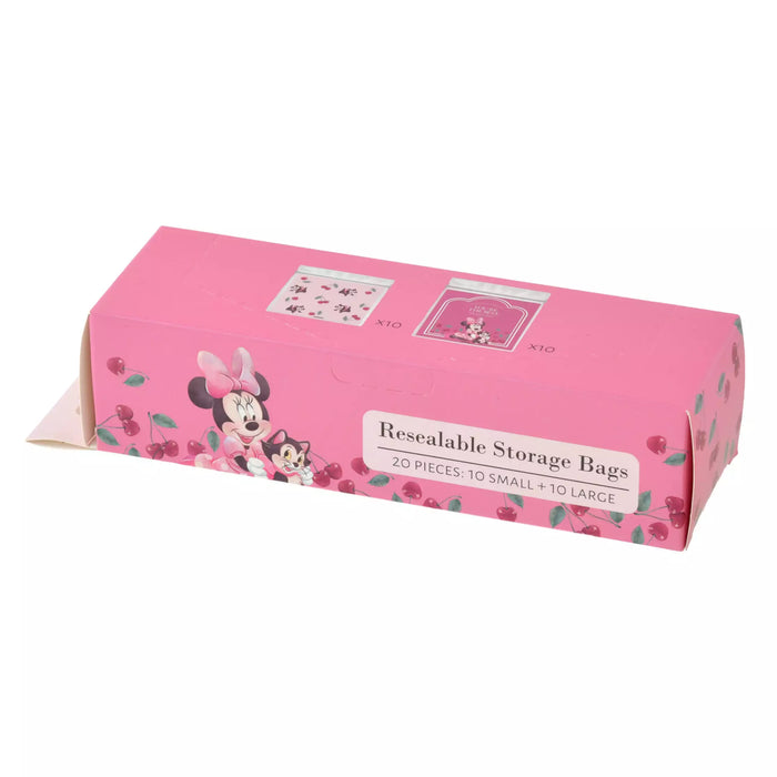 JDS - Minnie & Figaro Cherry Watercolor Zipper Bag