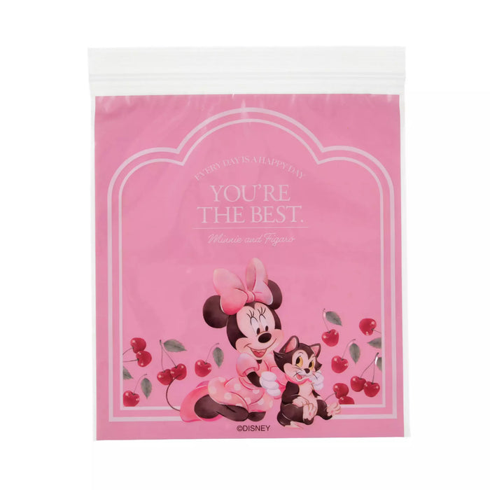 JDS - Minnie & Figaro Cherry Watercolor Zipper Bag