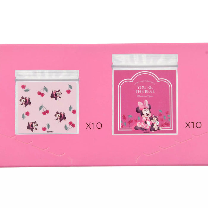 JDS - Minnie & Figaro Cherry Watercolor Zipper Bag