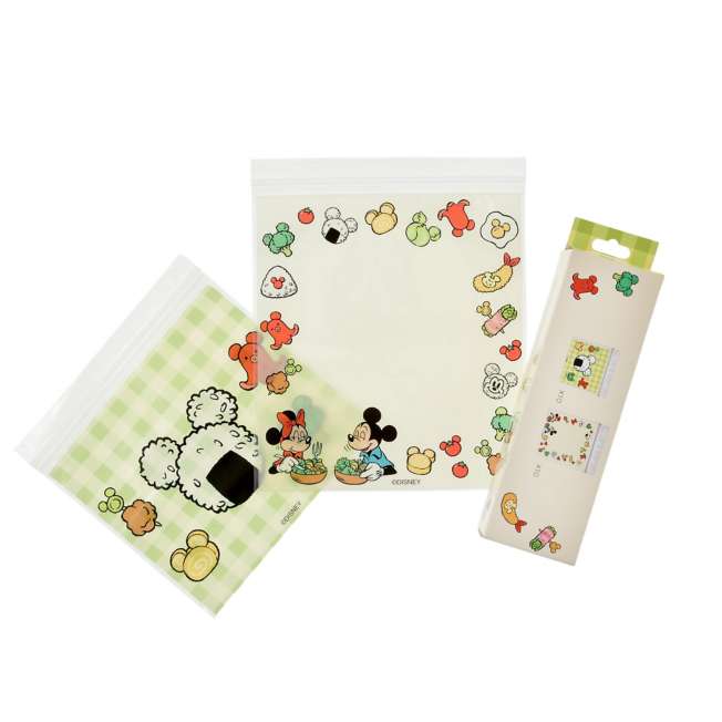 JDS - Mickey & Minnie Mouse Pattern Zipper Bag