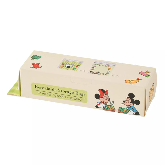 JDS - Mickey & Minnie Mouse Pattern Zipper Bag